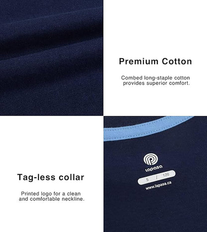 Kids Cotton T-Shirts 4-Pack Short Sleeve Plain Summer Tees